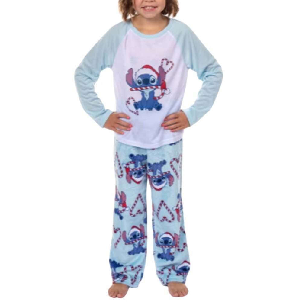 Stitch Disney Christmas Pajama Set Size 6